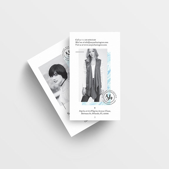 Brochure Blue